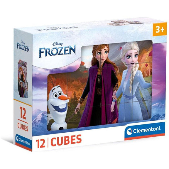 PUZZLE CUBI 12PZ FROZEN 41192