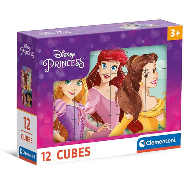 PUZZLE CUBI 12PZ PRINCESS 41197