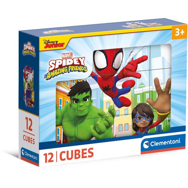 PUZZLE CUBI 12PZ SPIDEY 41198