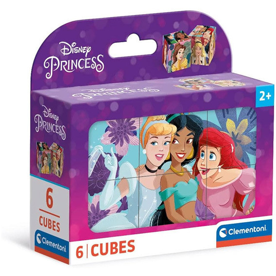 PUZZLE CUBI 6PZ PRINCESS 40660