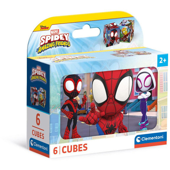 PUZZLE CUBI 6PZ SPIDEY 40661