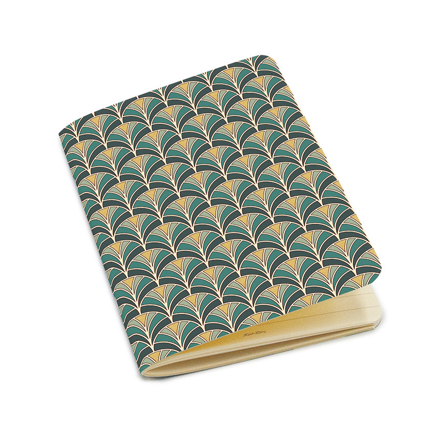 QUADERNO A6 ART DECO' FISH SCALE RIGHE