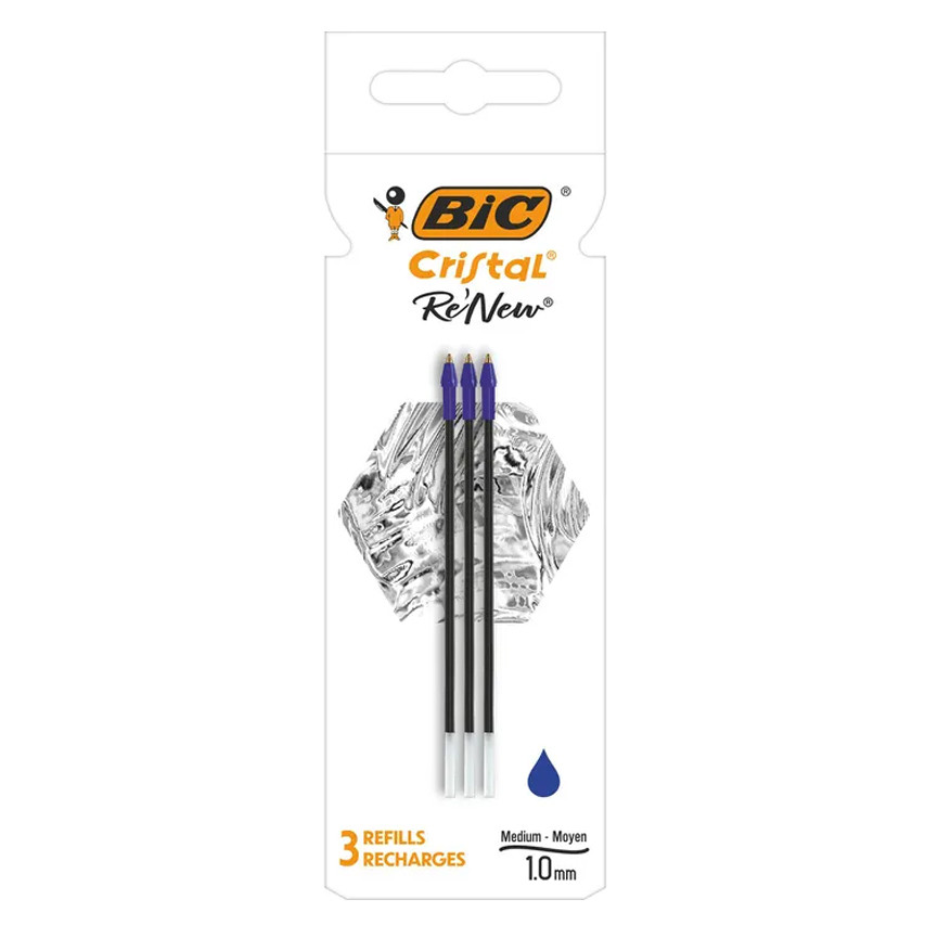 REFIL BIC RENEW BLU 3PZ 503838
