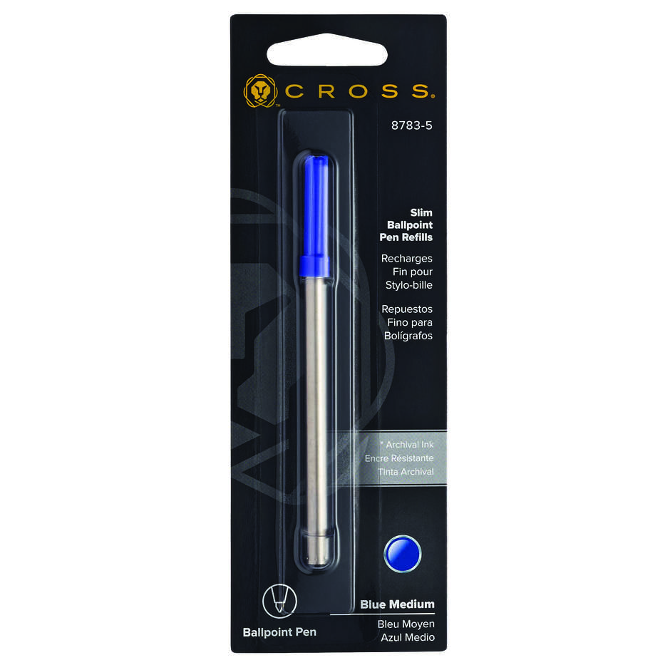REFIL CROSS SFERA SLIM MEDIO BLU E200036