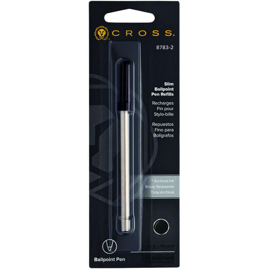 REFIL CROSS SFERA SLIM MEDIO NERO E200035