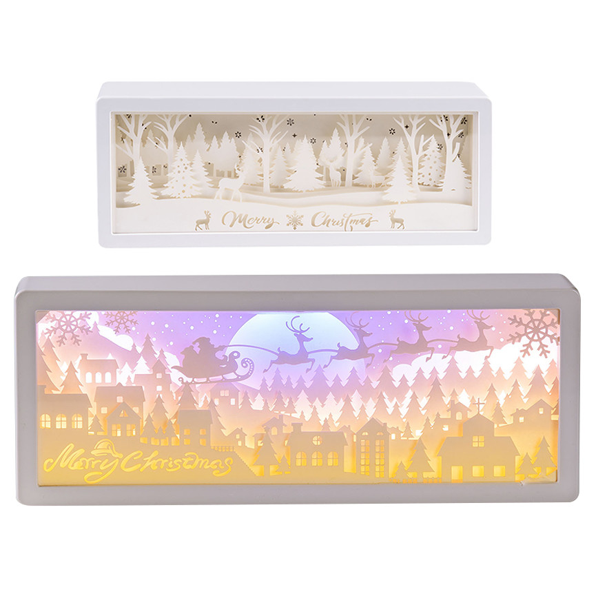 RETTANGOLO C/LUCI EFFETTO 3D 26XH10 2ASS.71513