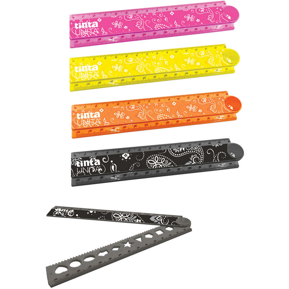 RIGHELLI DOPPI C/STENCIL T.UNITA FLUO 61046 24
