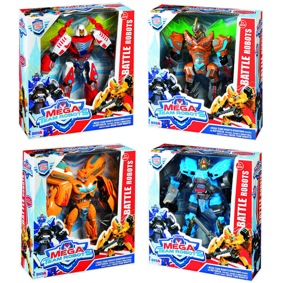 ROBOT TRASFORMABILI 4 ASSORTITI