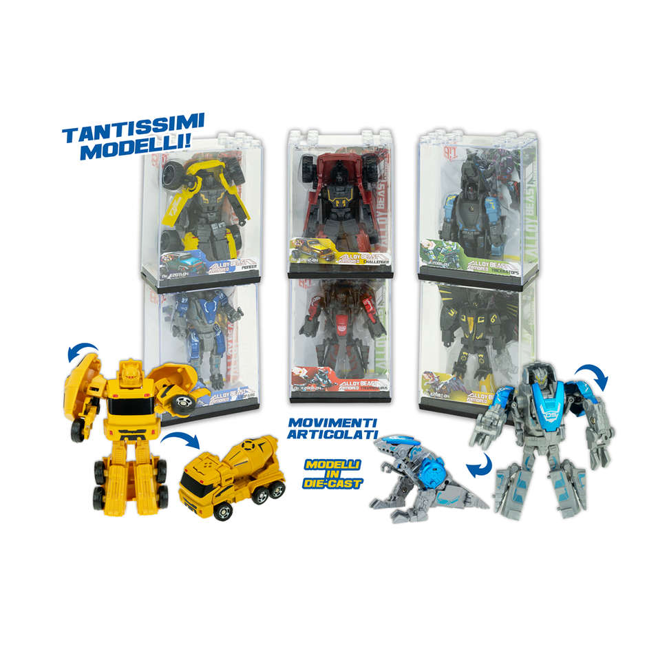 ROBOT TRASFORMABILI COLLEZ. 4 MODELLI
