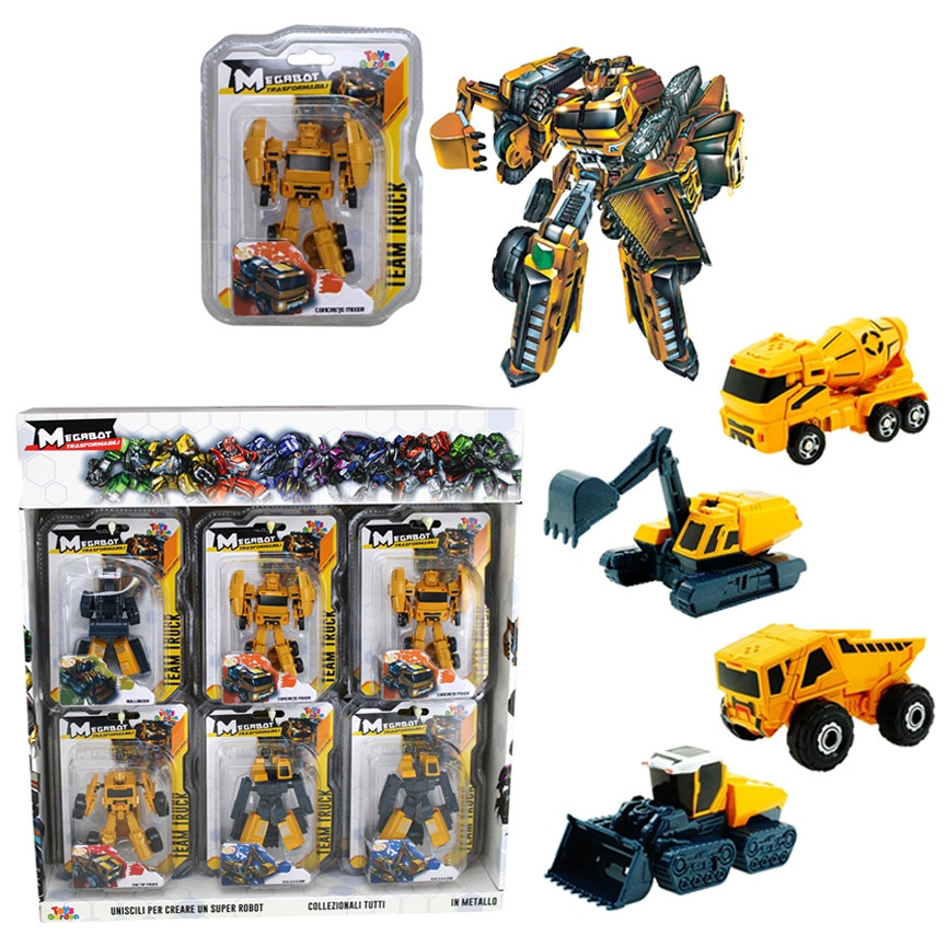 ROBOT TRASFORMABILI MEZZI LAVORO 28519