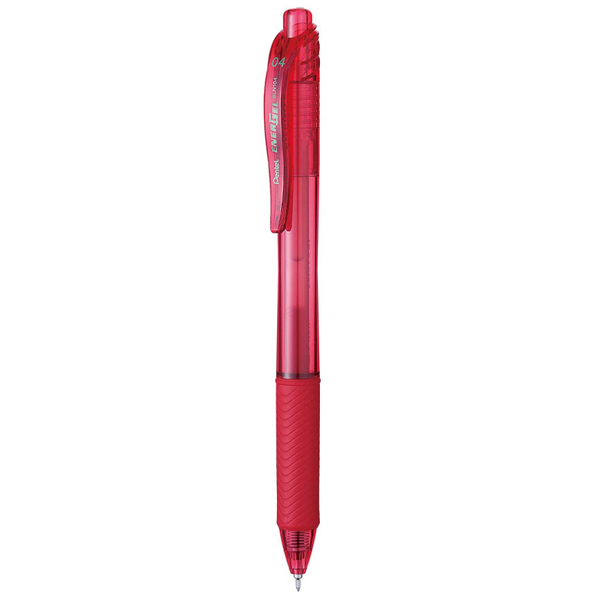 ROLLER ENERGEL KLICK BLN104-BX PUNTA 0,4 ROSSO