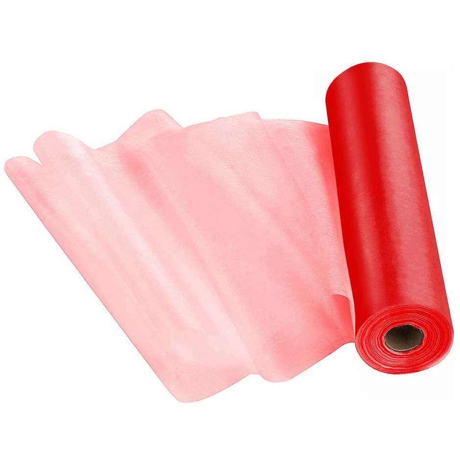 ROTOLO ORGANZA ROSSO DEC.48X270