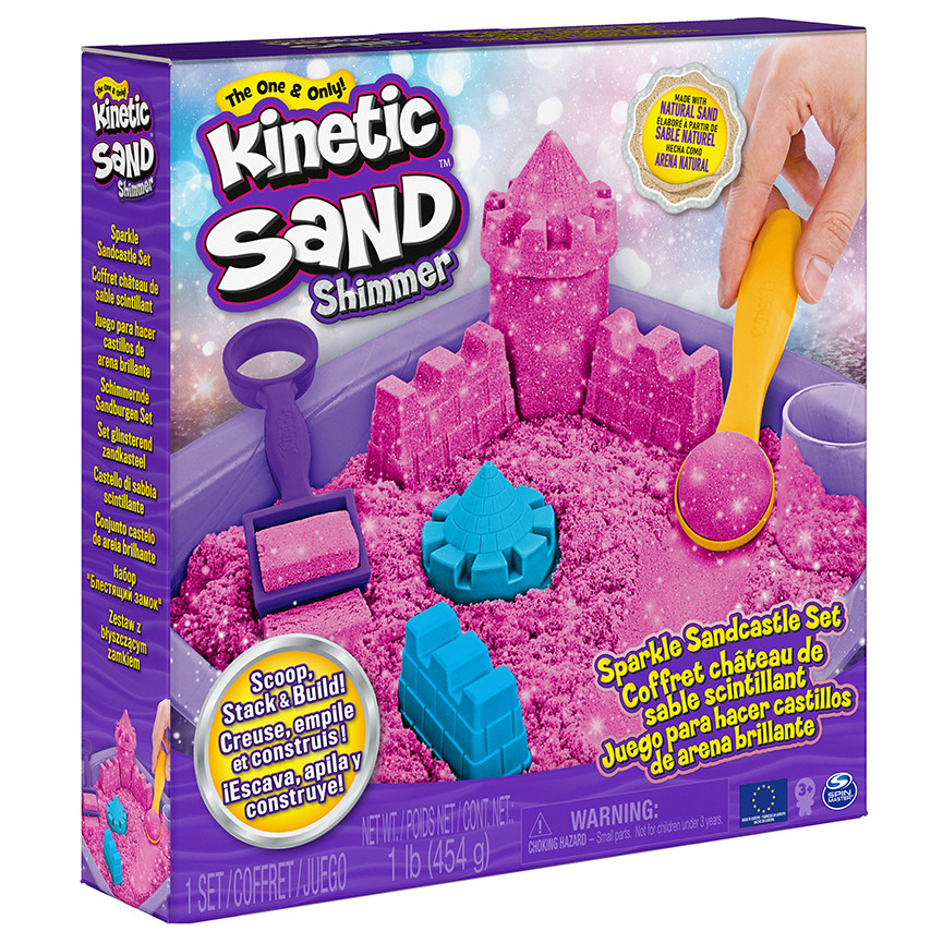 SABBIA KINETIC SAND CASTELLO SABBIA SHIMMER ROSA