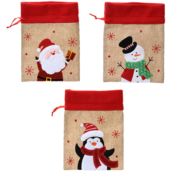 SACCHETTI C/FIGURE NATALIZI ASS.H18CM 707660