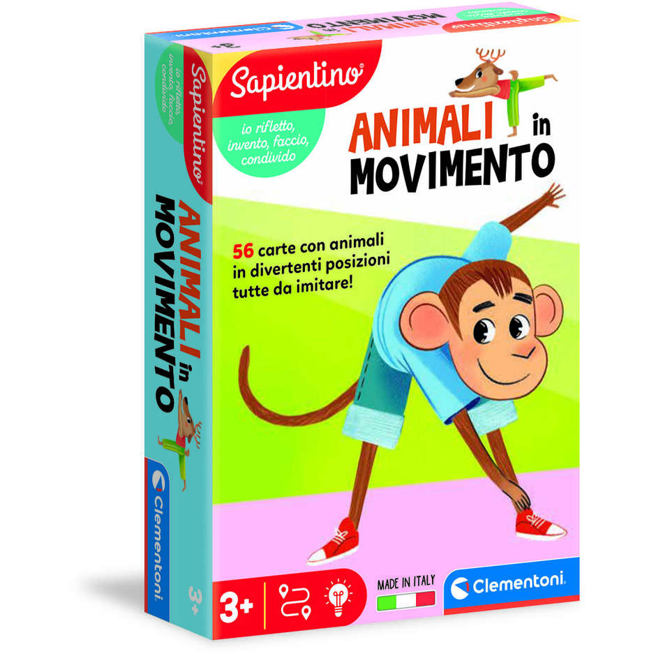 SAPIENTINO CARTE ANIMALI IN MOVIMENTO