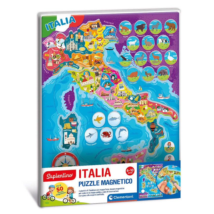 SAPIENTINO ITALIA PUZZLE MAGNETICO 16690