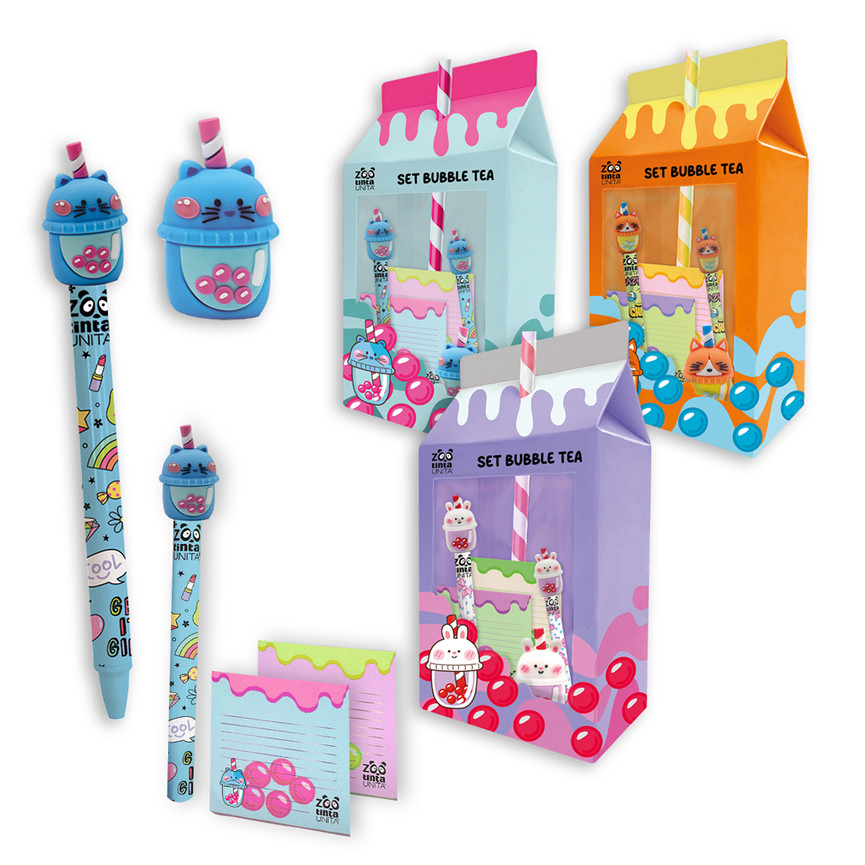 SET BUBBLE TEA ZOO T.UNITA 12PZ 3SOGG.62805 26