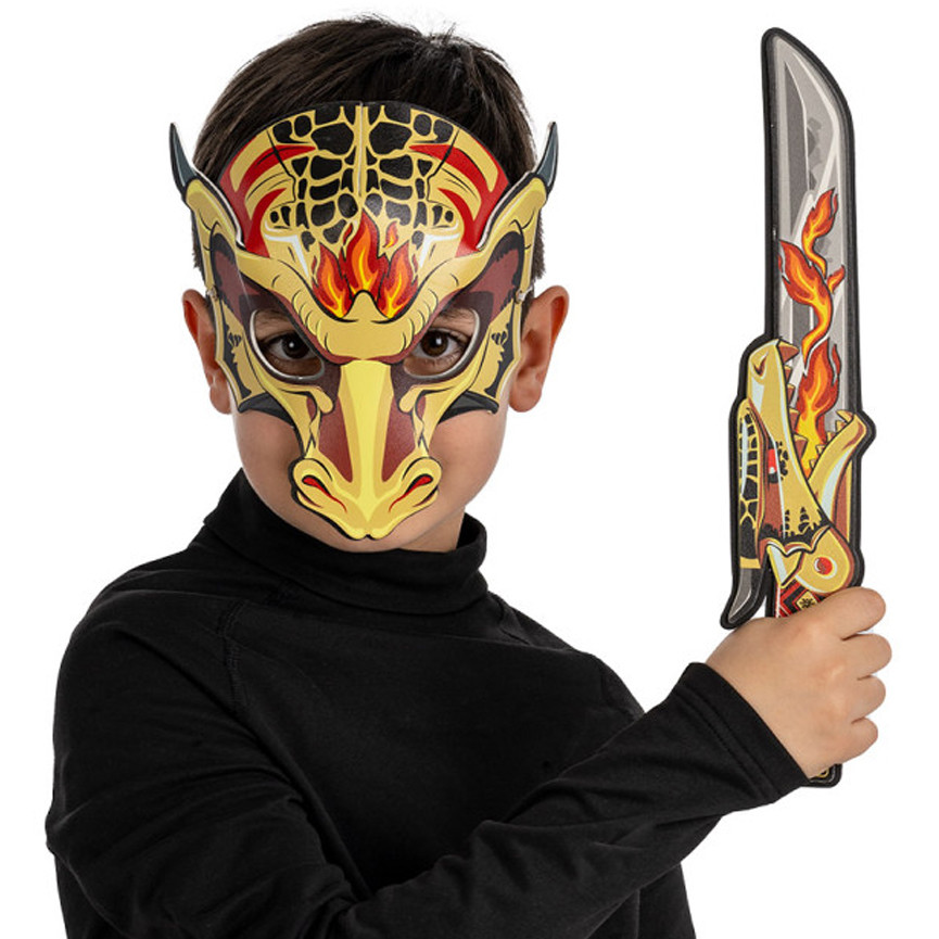 SET MASCHERA E SPADA MOSTRO IN EVA 03597