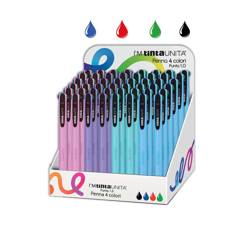 SF.IM 4YOU T.UNITA 4COLORI FASHION N/B/R/V 63221