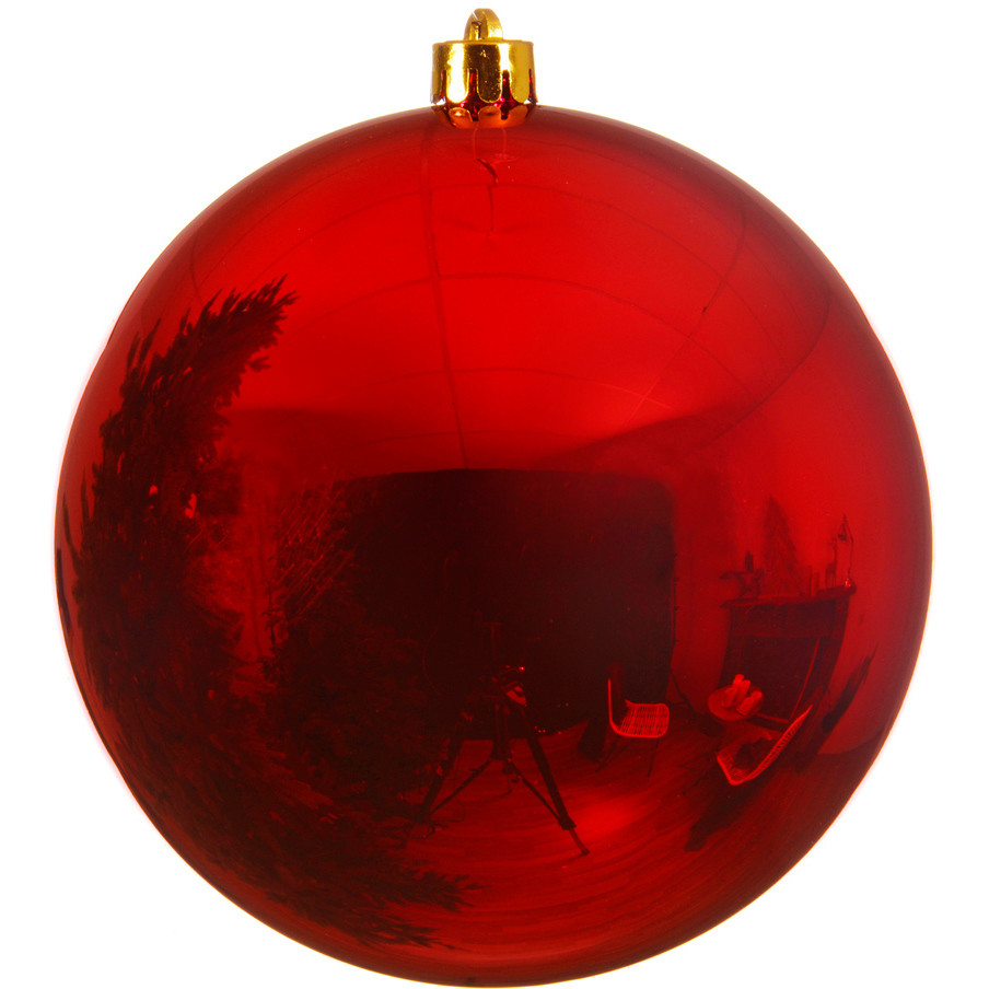 SFERA PLASTICA UNITE ROSSO LUCIDO 20CM 022417
