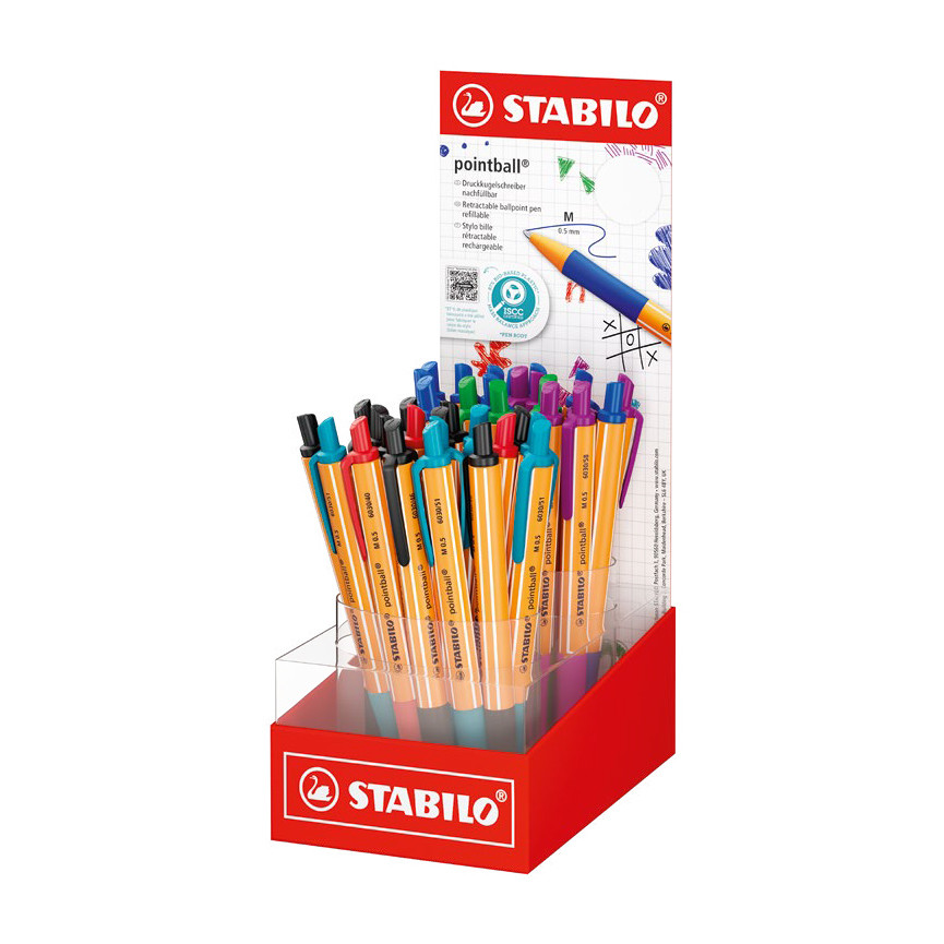 SFERA STABILO POINTBALL ESP.BANCO 38PZ D6030/38-03