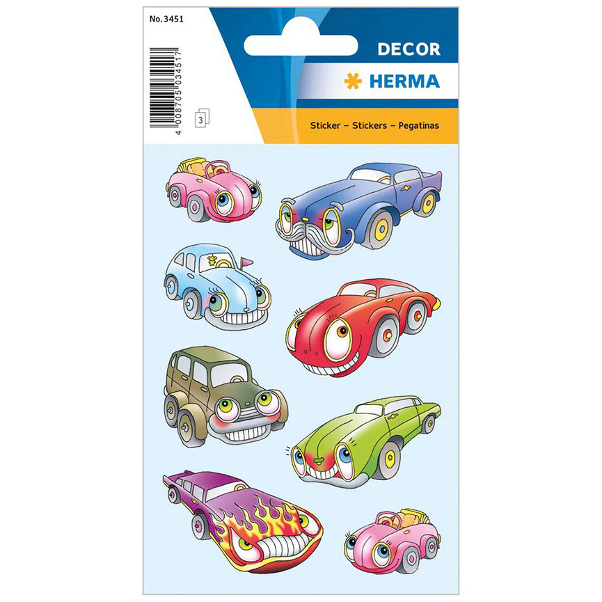 STICKER HERMA DECOR MACCHININE HE3451