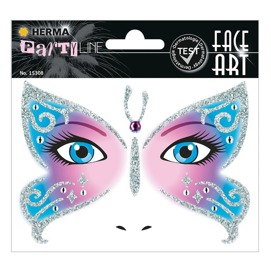 STICKER HERMA FACE ART DECOR HE15308