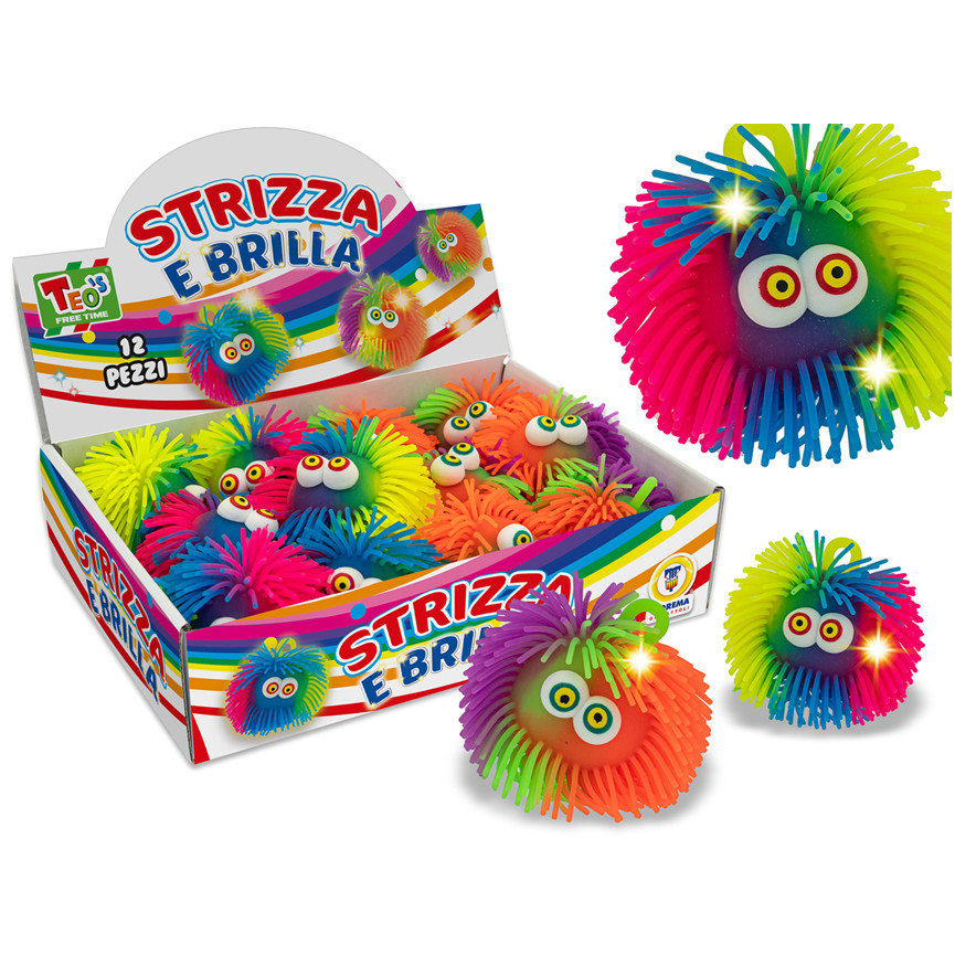 STRIZZA E BRILLA PALLINA ARCOBALENO C/LUCE 80718