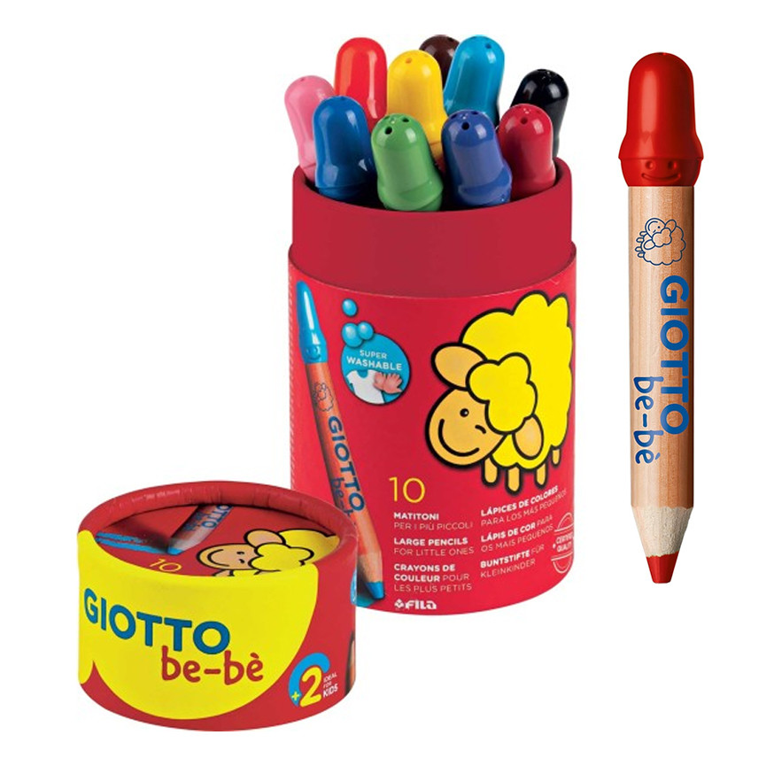 SUPERMATITE GIOTTO BE-BE BARATTOLO CON 10PZ