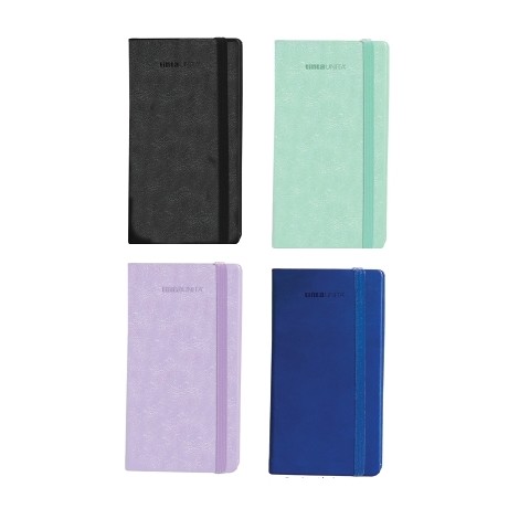 TACCUINO T.UNITA C/ELASTICO RIGHE COL.ASS.