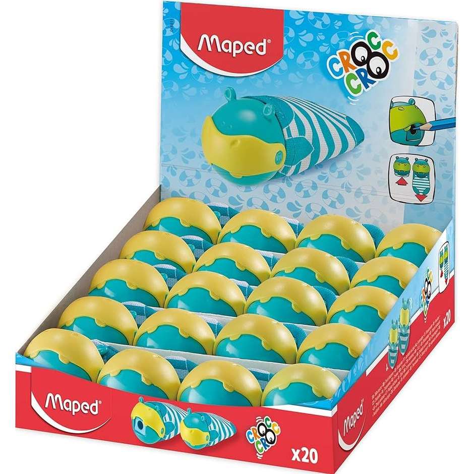 TEMPERAMATITE 1 FORO CONTENITORE CROC CROC HIPPO