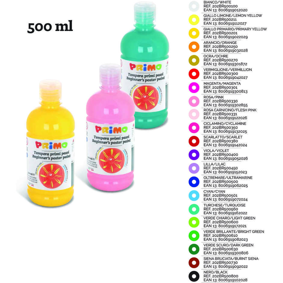 TEMPERE PRIMO 500 ML ARANCIO