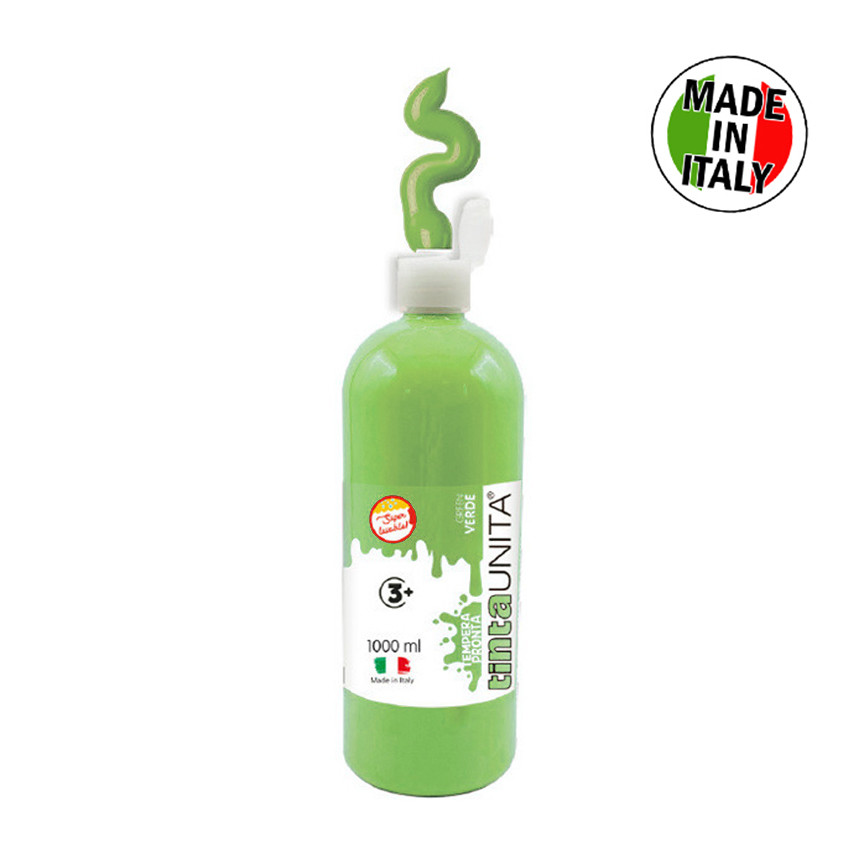 TEMPERE TINTA UNITA 1000 ML VERDE CHIARO