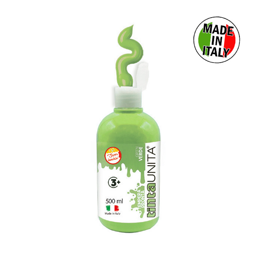 TEMPERE TINTA UNITA 500 ML VERDE CHIARO