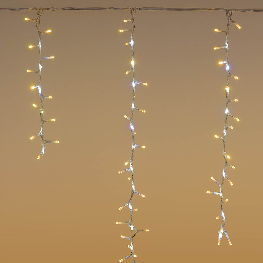 TENDA EST LED 340XH80 ORIZZ.576LUCI BIA/C/F 78949