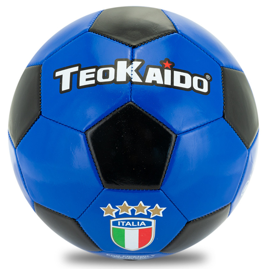 TEOKAIDO PALLONE CALCIO PVC T5 BLU/NERO 52642