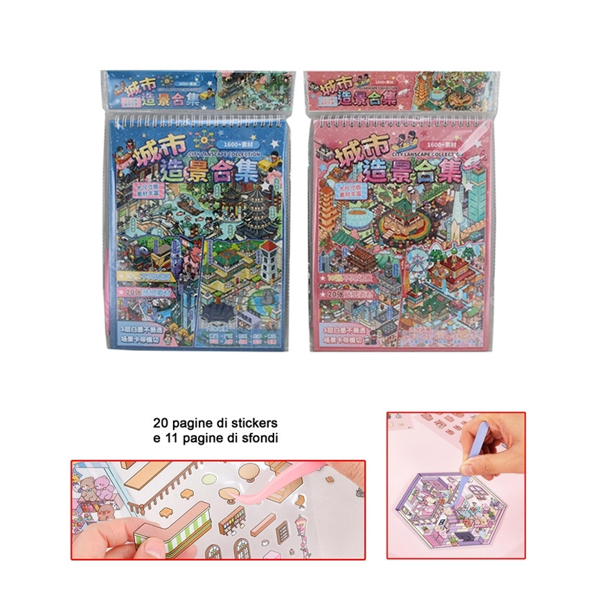 TNT STICKERS SCENARY MEGACITIES 92148