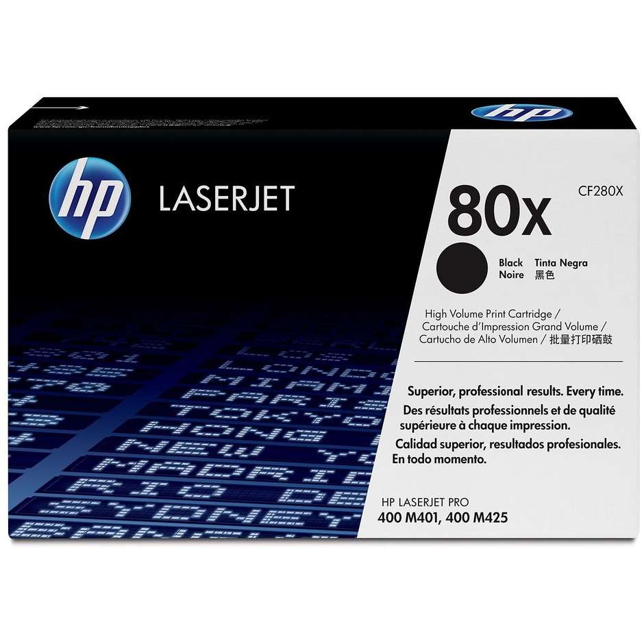 TONER HP CF280X NERO LASERJET M401D