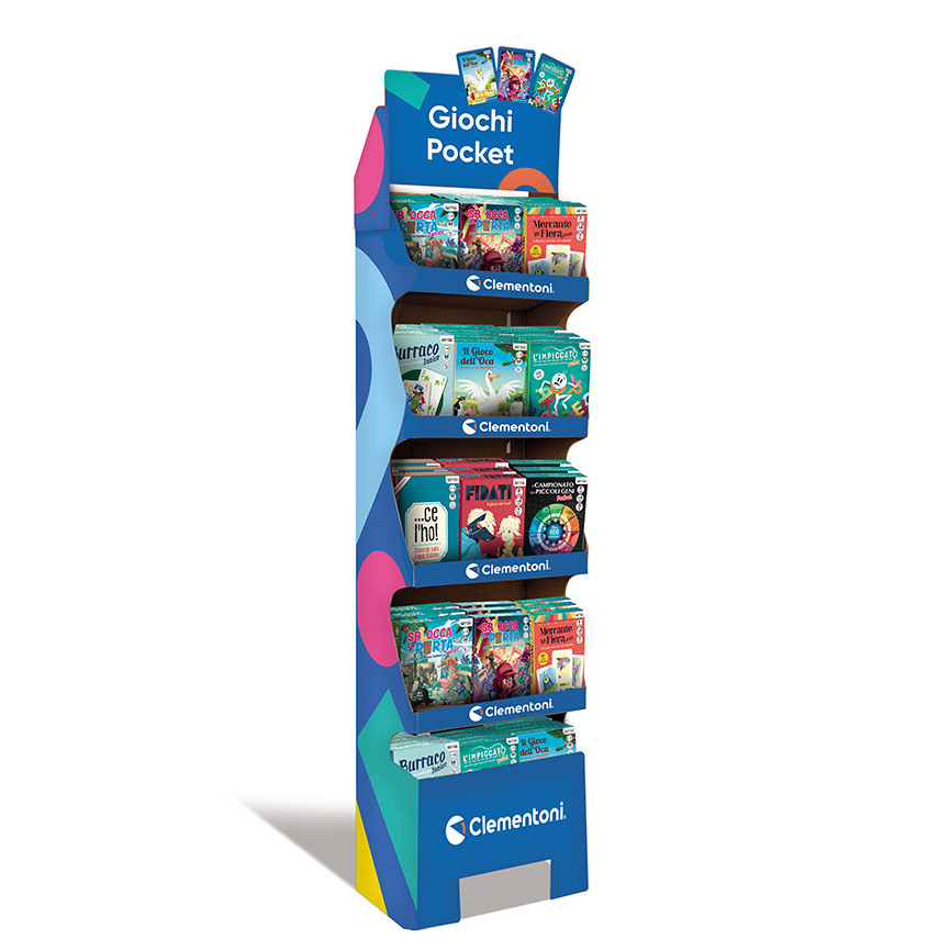 TRAVEL CLEM DISPLAY POCKET GAMES 97758