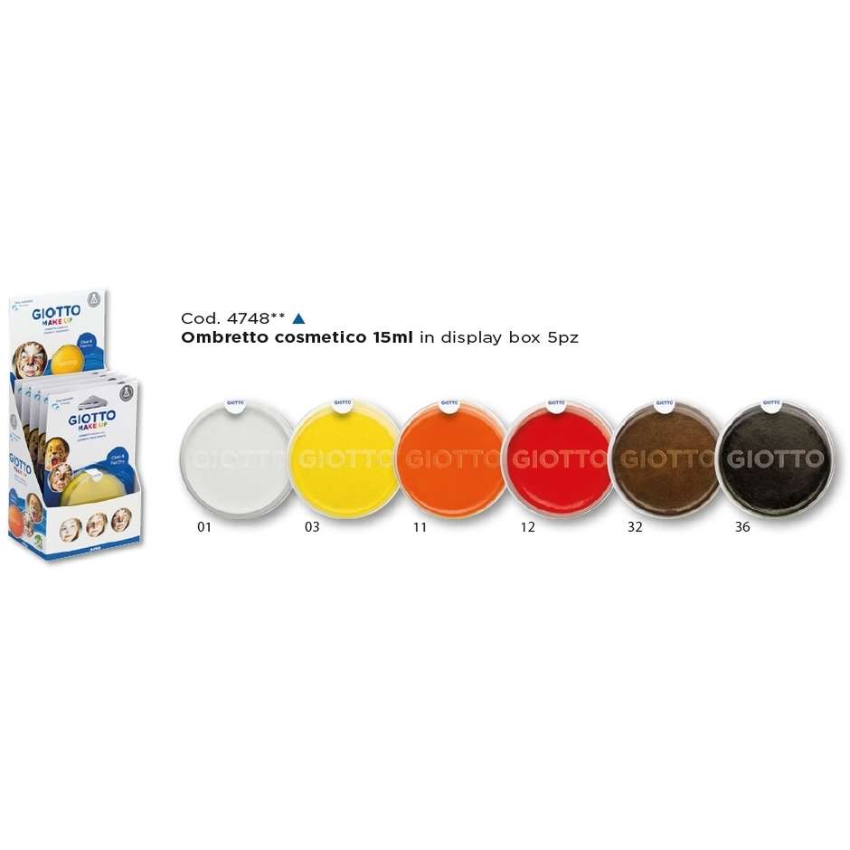 TRUCCHI GIOTTO OMBRETTI 15ML ARANCIONE