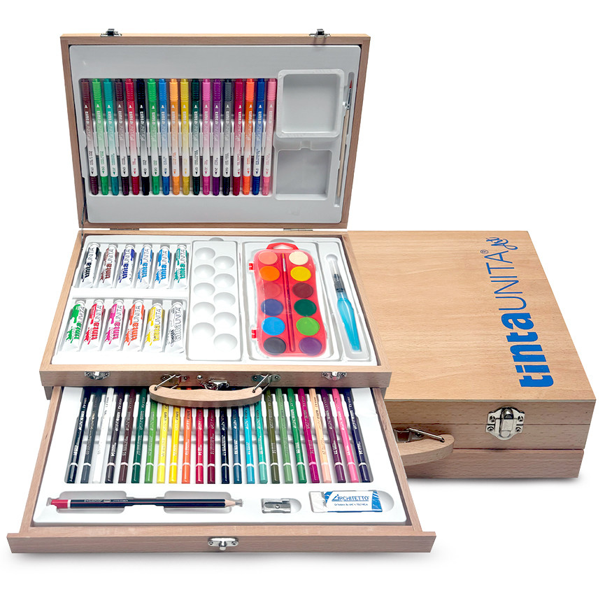 VALIGETTA COLORE LEGNO 3P.BRUS+PAST+TEM.66PZ 50848