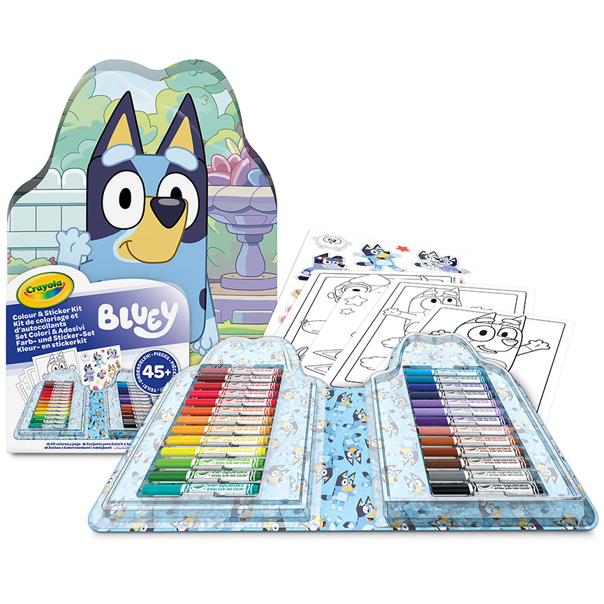 VALIGETTA COLORI & ADESIVI BLUEY 04-0784