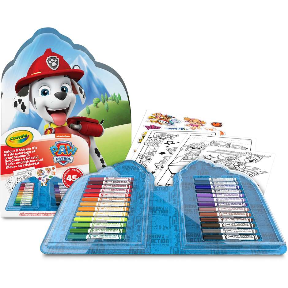 VALIGETTA COLORI & ADESIVI PAW PATROL 04-0783