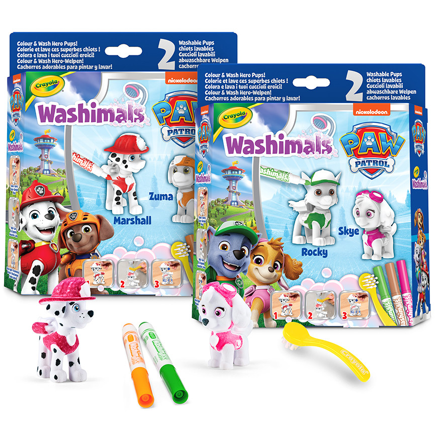 WASHIMALS - PAW PATROL SET ATTIVITA' 2PZ 74-0287