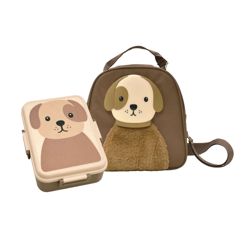ZAINO BORSA + PORTA MERENDA FRIENDS SET CANE