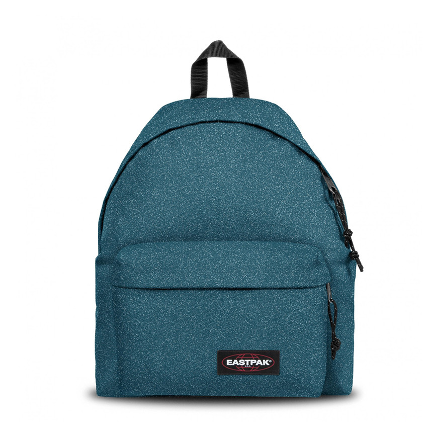 ZAINO EAST PADDED SPARKLY GLITTER JADE PETROLIO