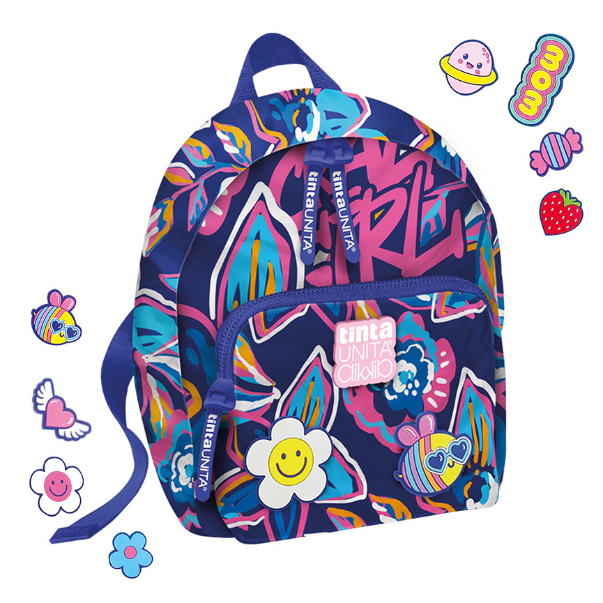ZAINO MINI T.UNITA CLICK 22X10X8 CRAZY GIRL 26