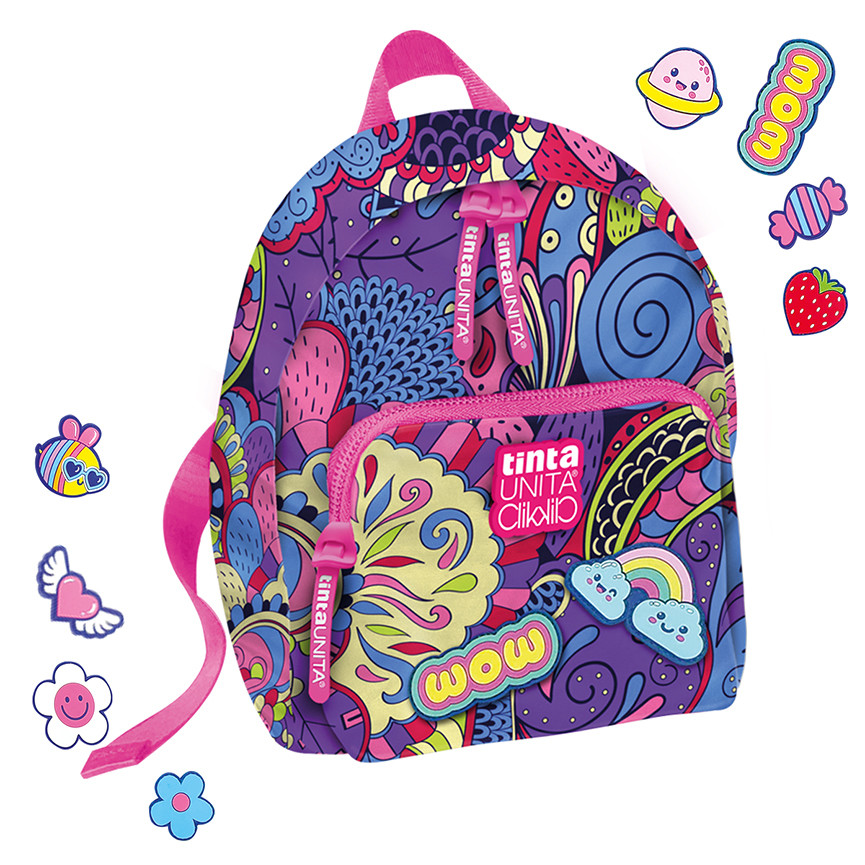 ZAINO MINI T.UNITA CLICK 22X10X8 GIRL POWER 26