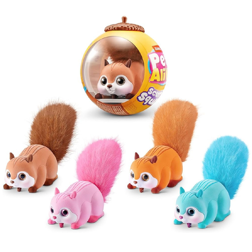 ZURU PETS ALIVE RUNNING SQUIRREL ASSORTITI 9565