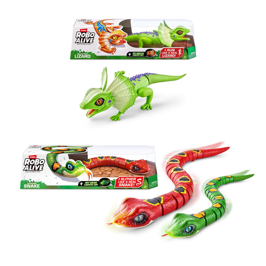 ZURU ROBO ALIVE ROBOTIC LIZARD E SNAKE